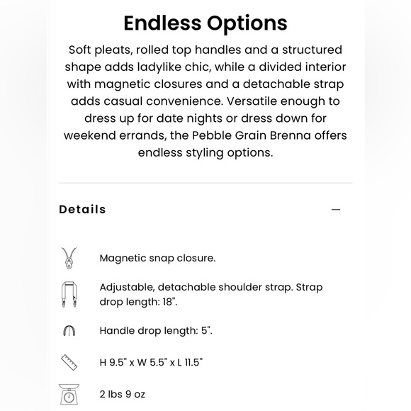 Dooney & Bourke Pebble Grain Brenna in Caramel - Picture 6 of 14